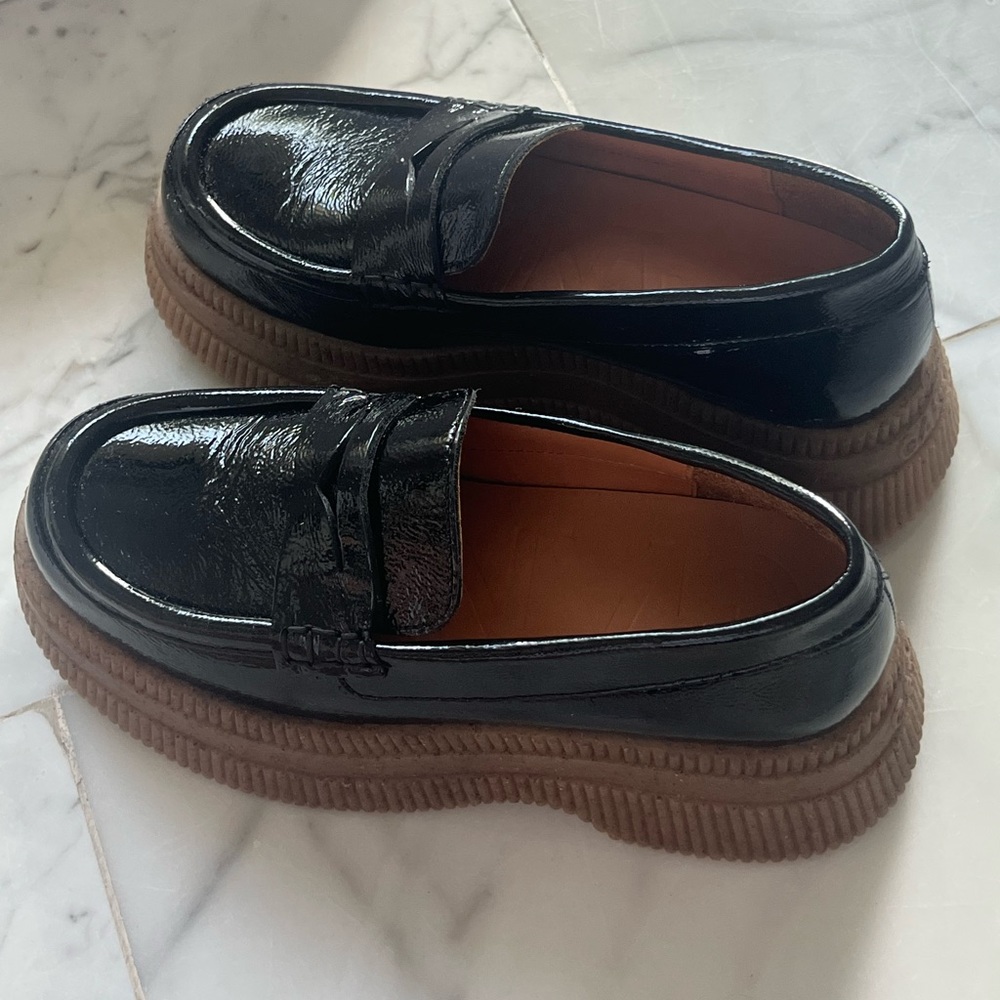 GANNI CREEPERS WALLABY PLATFORM LOAFERS 5/35